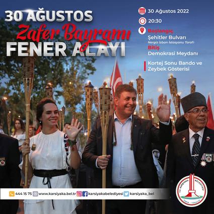 Karşıyaka'da Fener Alayı...